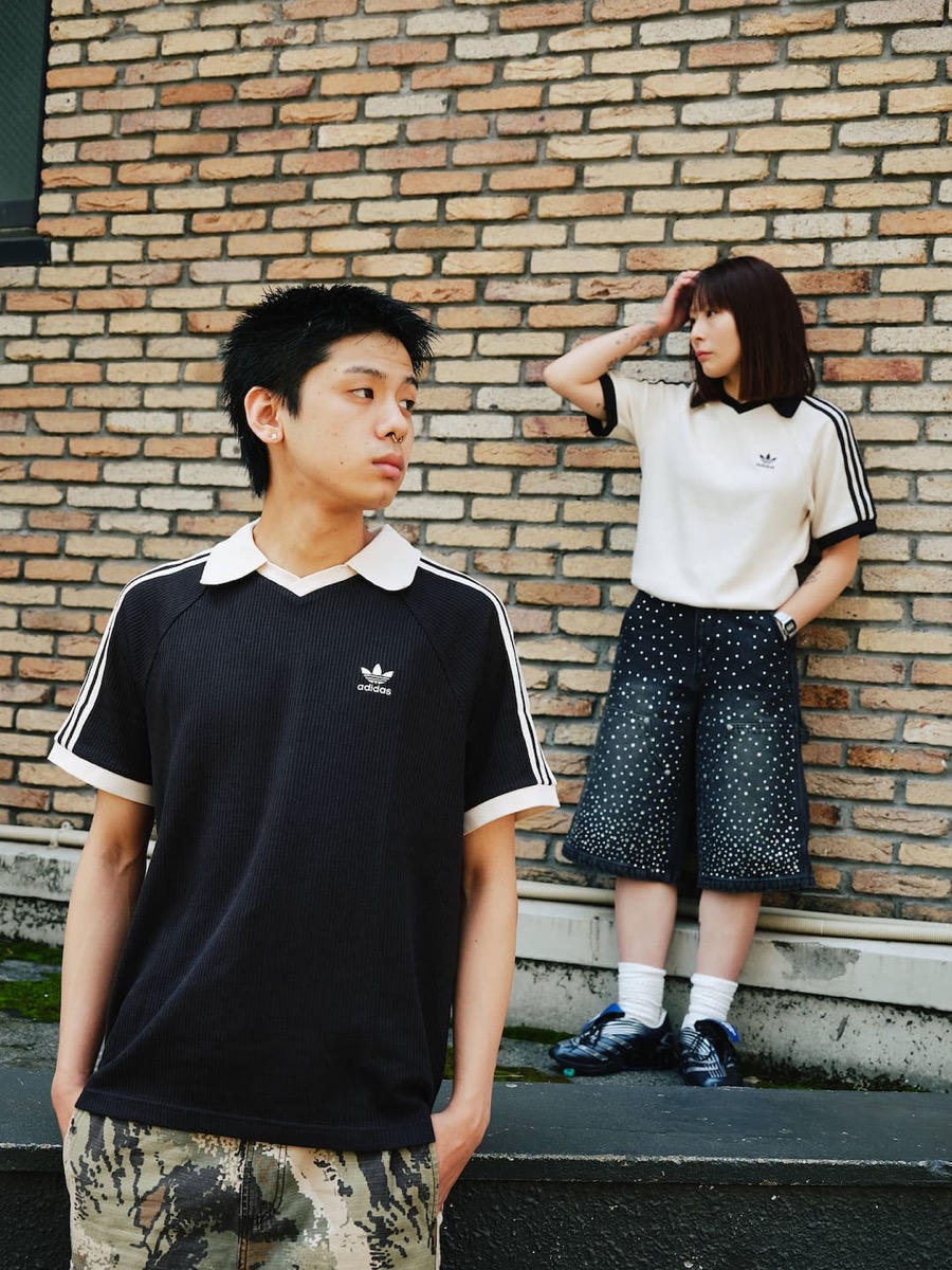 adidas 半袖ワッフルポロが国内販路限定で発売開始 ［JV9265 / JV9266
