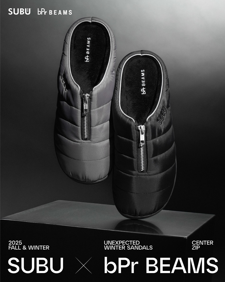 SUBU x bPr BEAMS 25FW 冬用別注サンダルが国内発売開始 | UP TO DATE