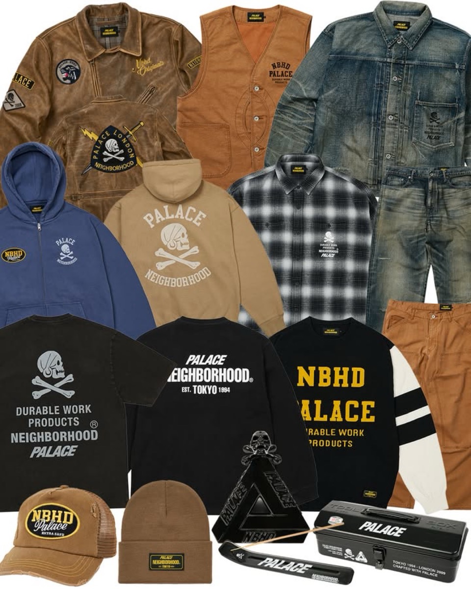 PALACE SKATEBOARDS x NEIGHBORHOOD “AUTUMN 25” Week2が国内8月16日に