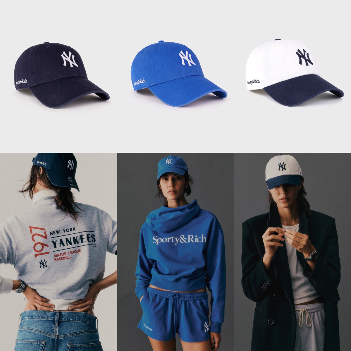 Sporty & Rich x '47 / New York Yankees Collectionが日本時間8月12日