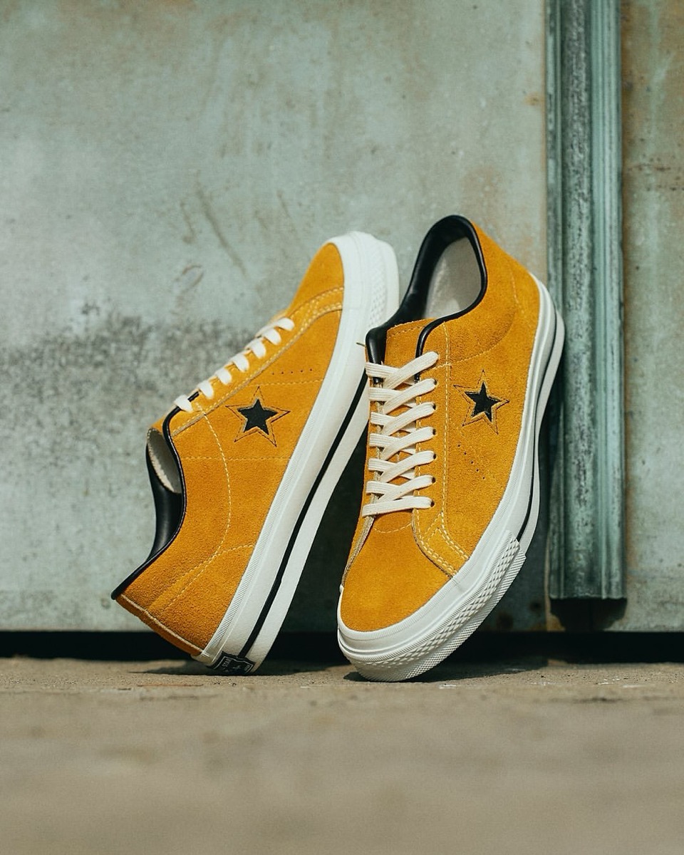 CONVERSE『ONE STAR J VTG “TIMELINE” GOLD』が国内9月12日に発売