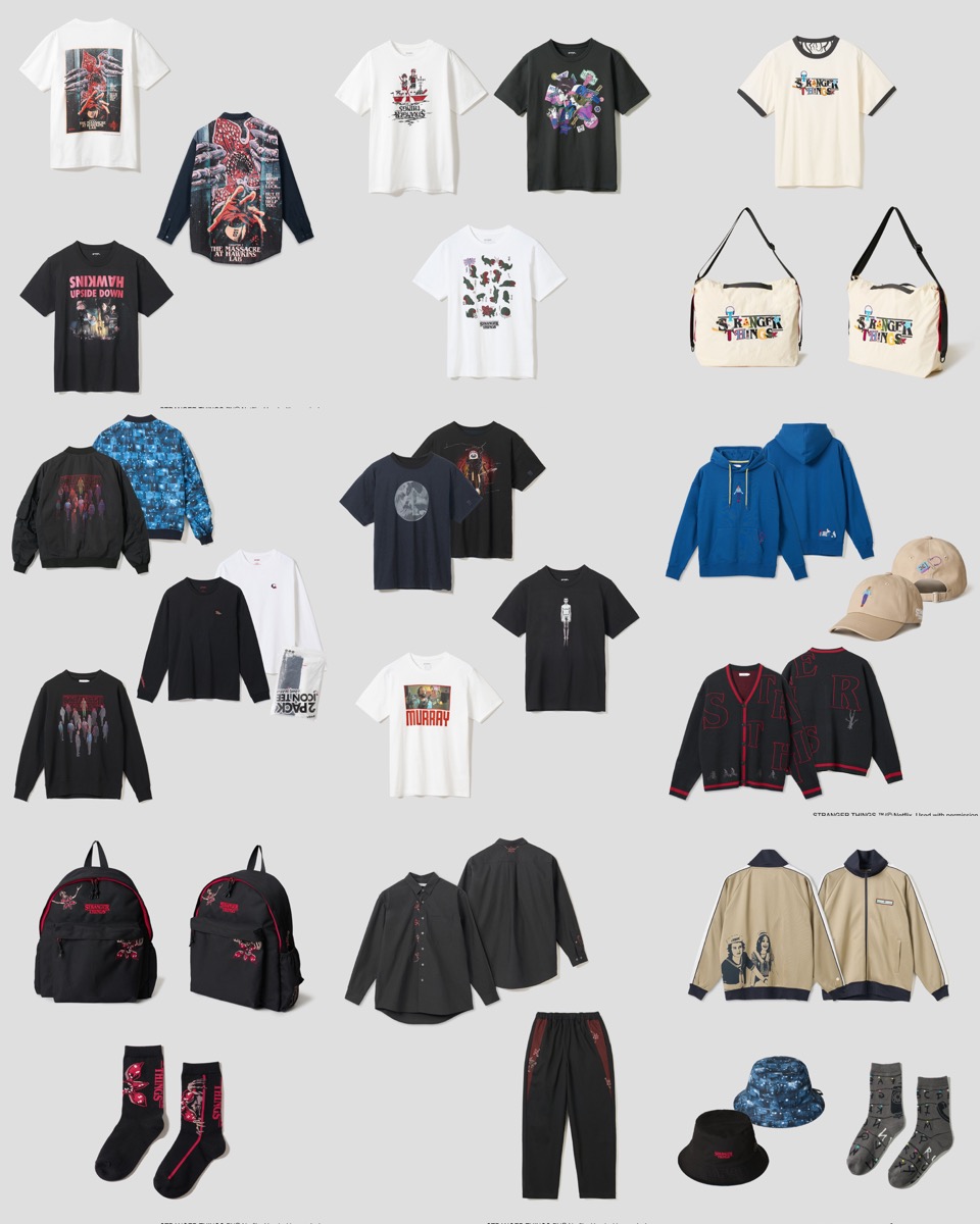 graniph x ストレンジャー・シングス 新作コラボアイテムが国内9月3日