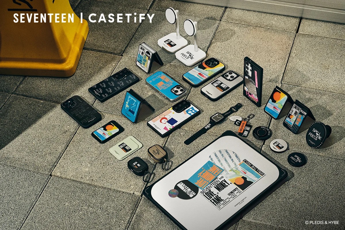 SEVENTEEN x CASETiFY コラボコレクションが国内1月22日より発売 | UP