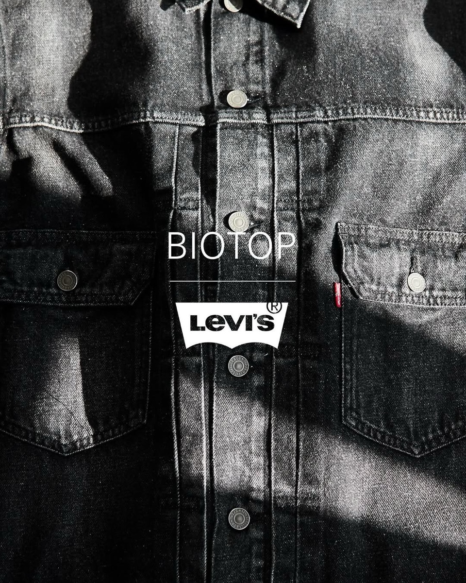 Levi's®︎ for BIOTOP 25SS 別注ブラックデニムジャケットの国内先行