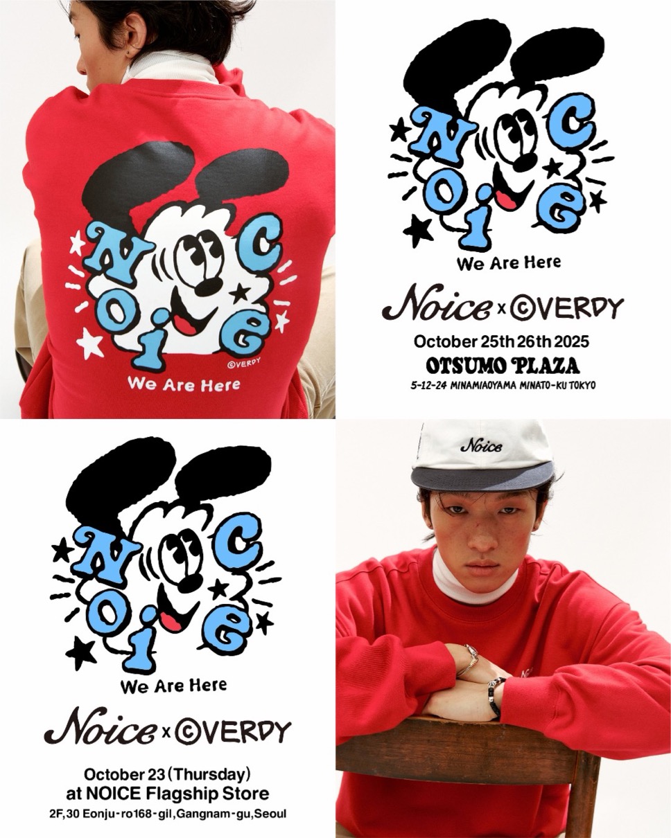 NOICE x VERDY “HUMAN CONNECTION”が国内10月27日よりオンラインでも