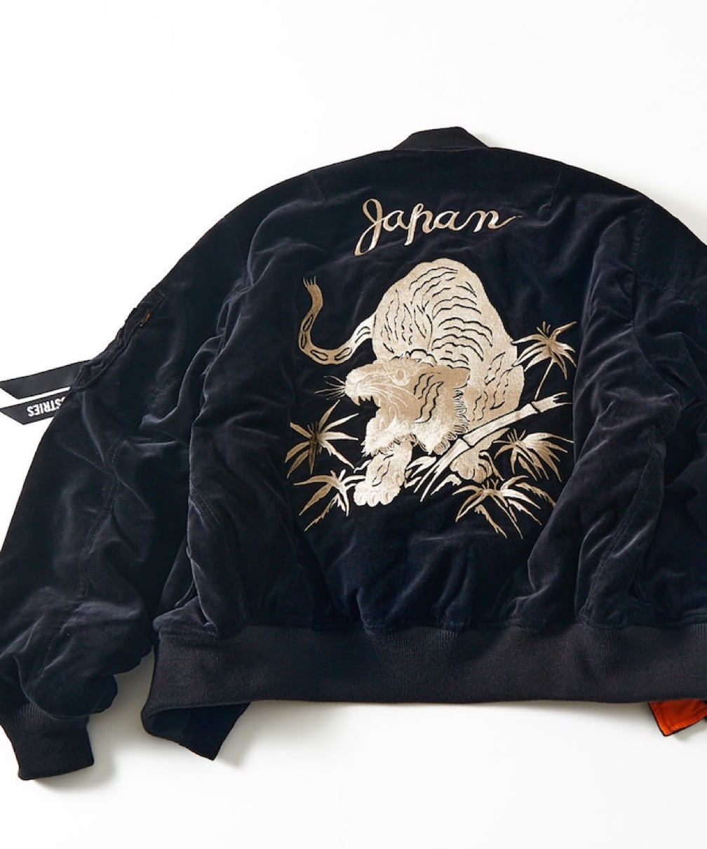 Tempalay x Alpha Industries x FREAK'S STORE 別注 ベロア MA-1