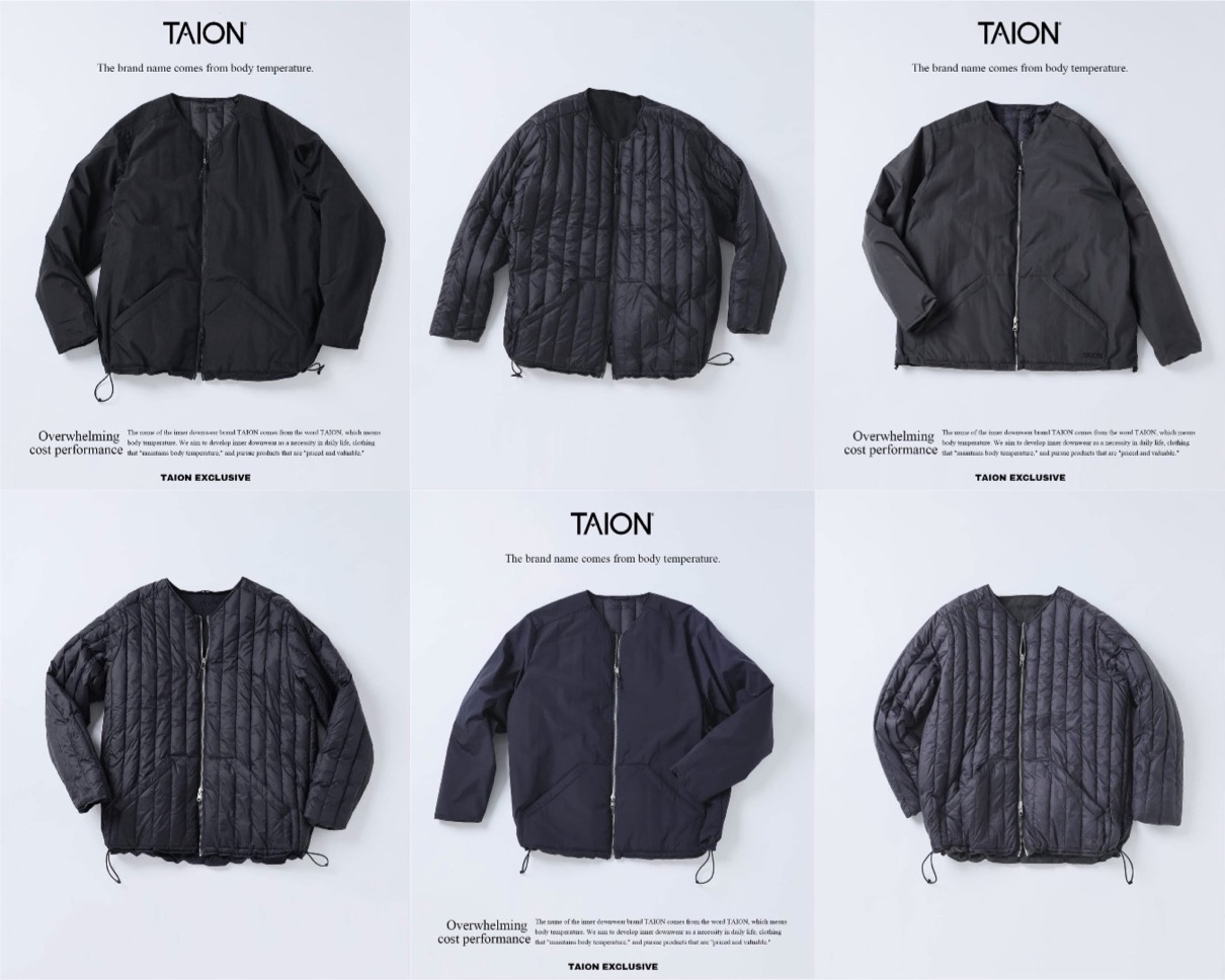 TAION x JOURNAL STANDARD relume 25FW 別注コレクションの国内先行