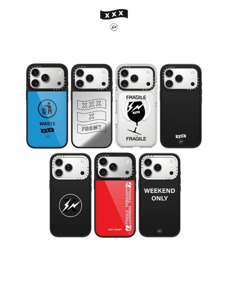 GOD SELECTION XXX x FRAGMENT x CASETiFY コラボテックアクセ第2弾が