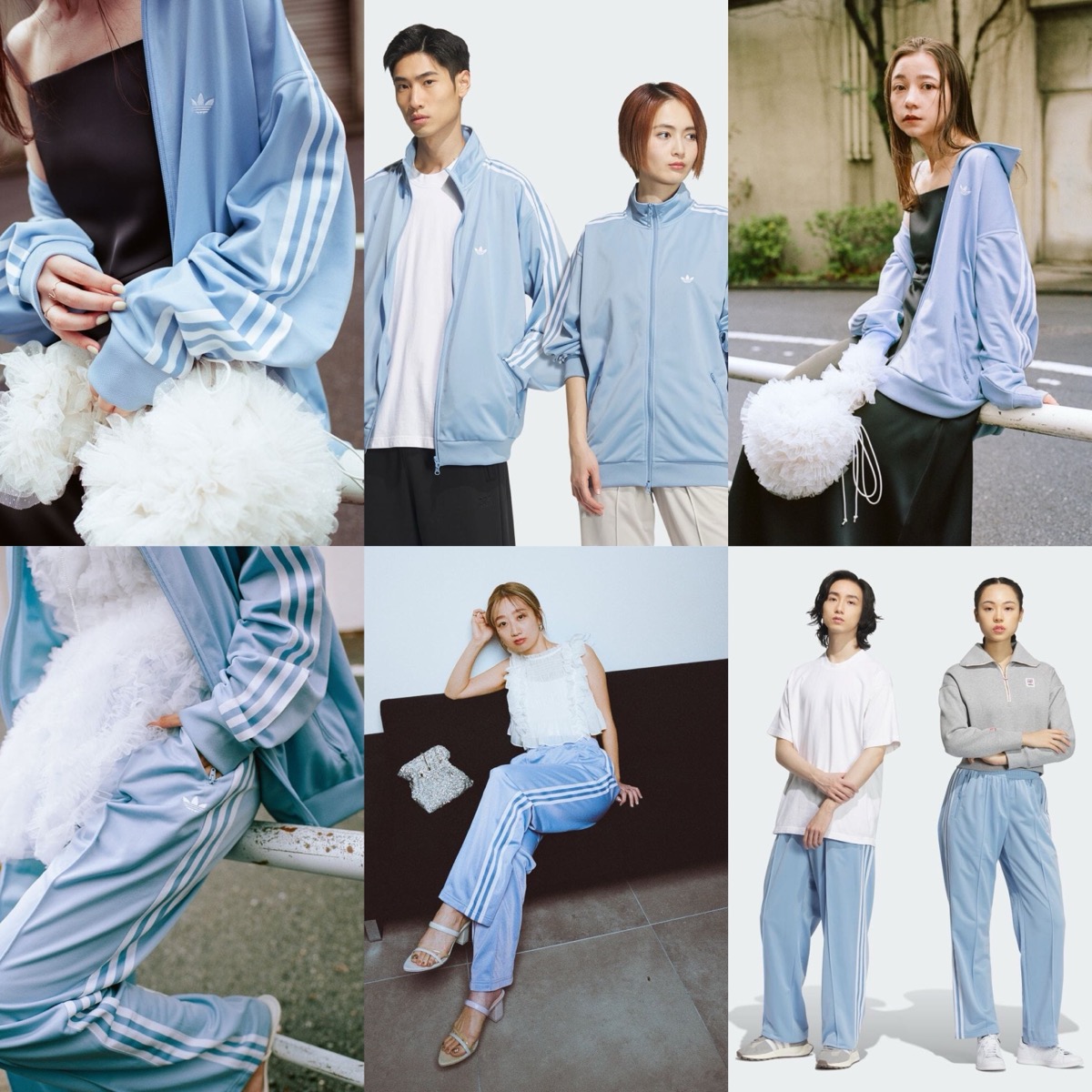 adidas for SNIDEL 別注トラックスーツが国内4月10日／4月12日に発売