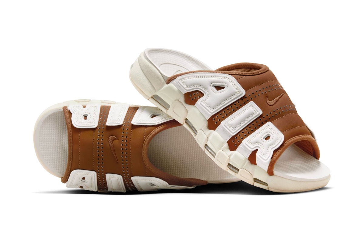 Nike Air More Uptempo Slide “Light British Tan”が国内7月11日より