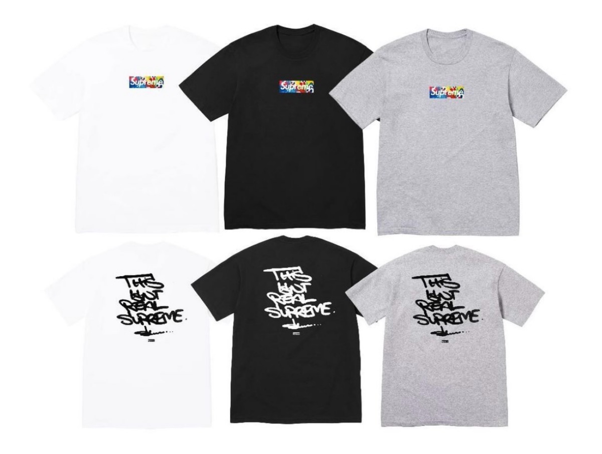 Olaolu Slawn がカスタムデザインしたSupreme Box Logo Teeが8月8日に