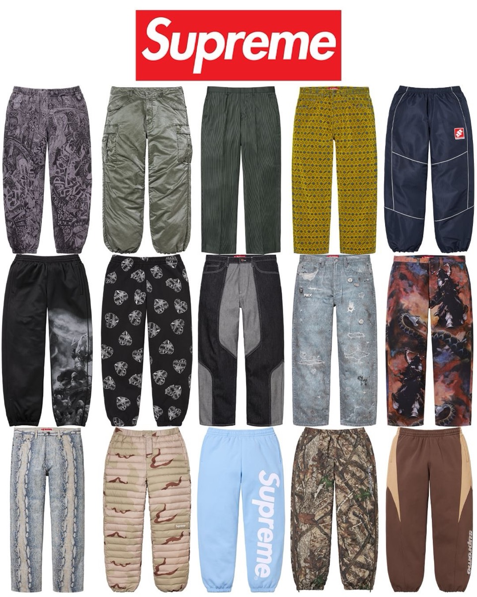 Supreme 2024FWに登場するパンツ類（Pants） | UP TO DATE