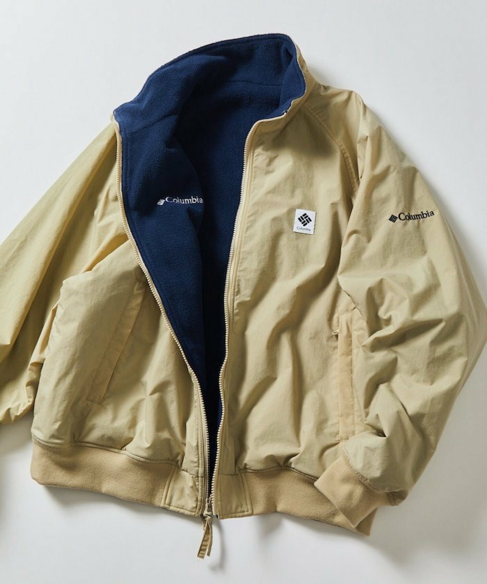 Columbia x FREAK'S STORE 24AW 別注 ナイロンフリース リバーシブル