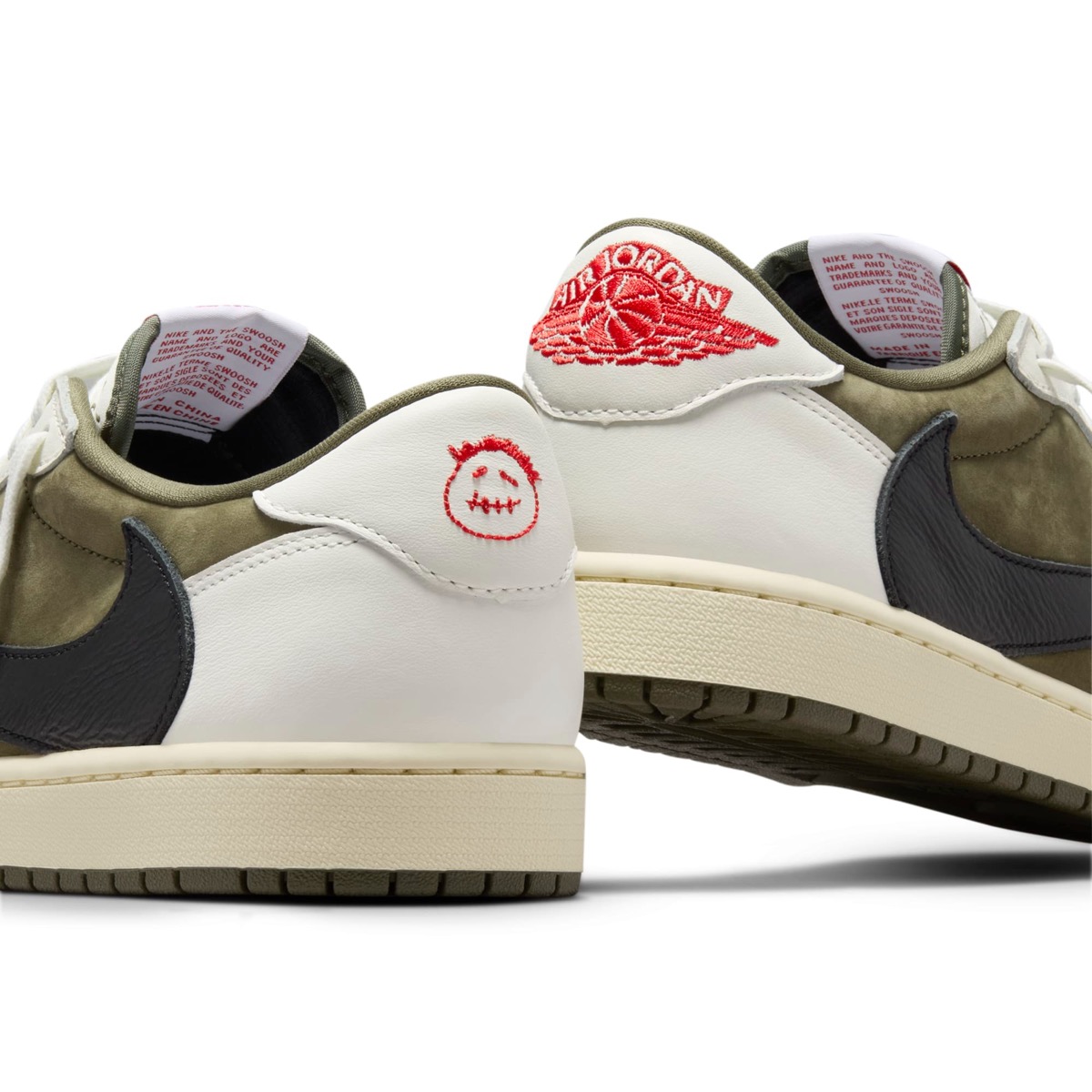 Travis Scott × Nike Air Jordan 1 Low OG SP “Reverse Olive”が国内9