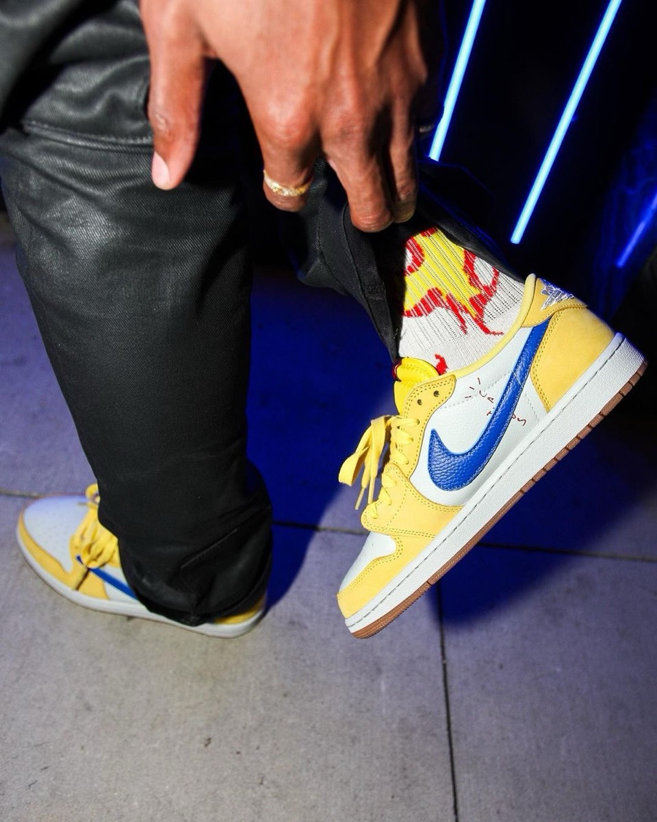 Travis Scott × Nike Wmns Air Jordan 1 Low OG SP “Canary”が国内5月
