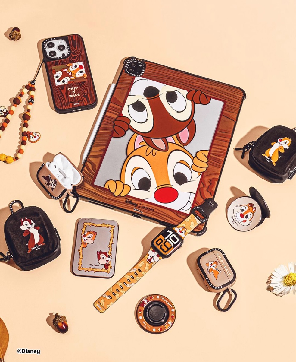 Disney x CASETiFY “チップとデール” コレクションが国内12月12日より