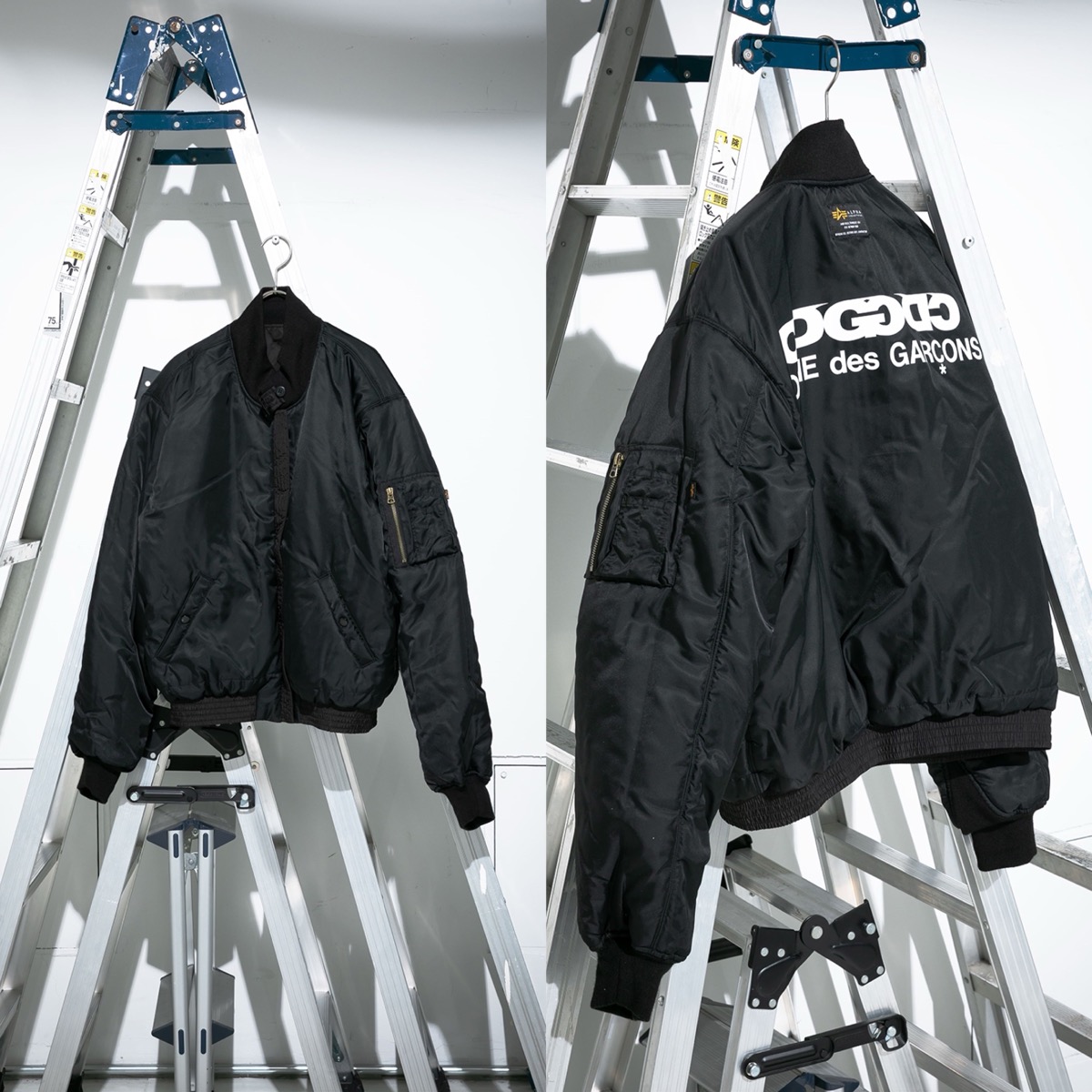 CDG x ALPHA INDUSTRIES 24FW リバーシブルジャケットが国内12月6日