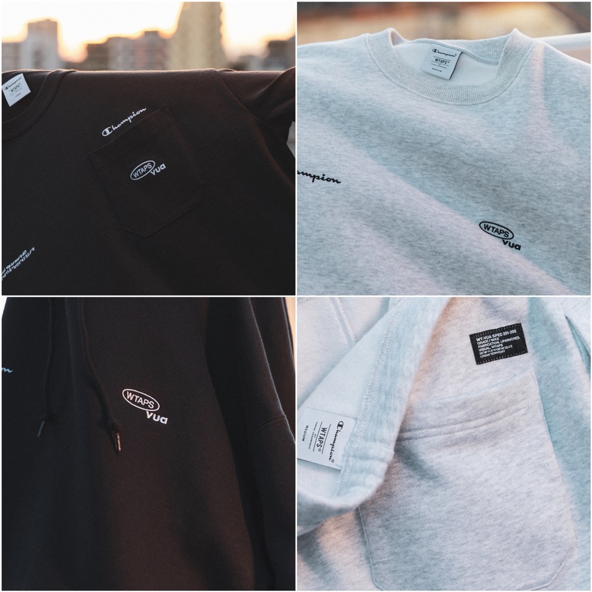 WTAPS®︎ x Champion 2026年春夏コラボコレクションが国内1月31日に