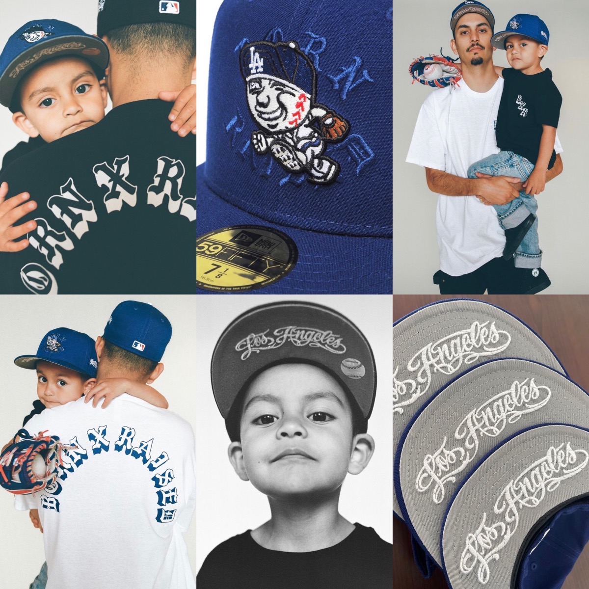 BxR × Mr.Cartoon × Los Angeles Dodgers × New Era コラボキャップが4
