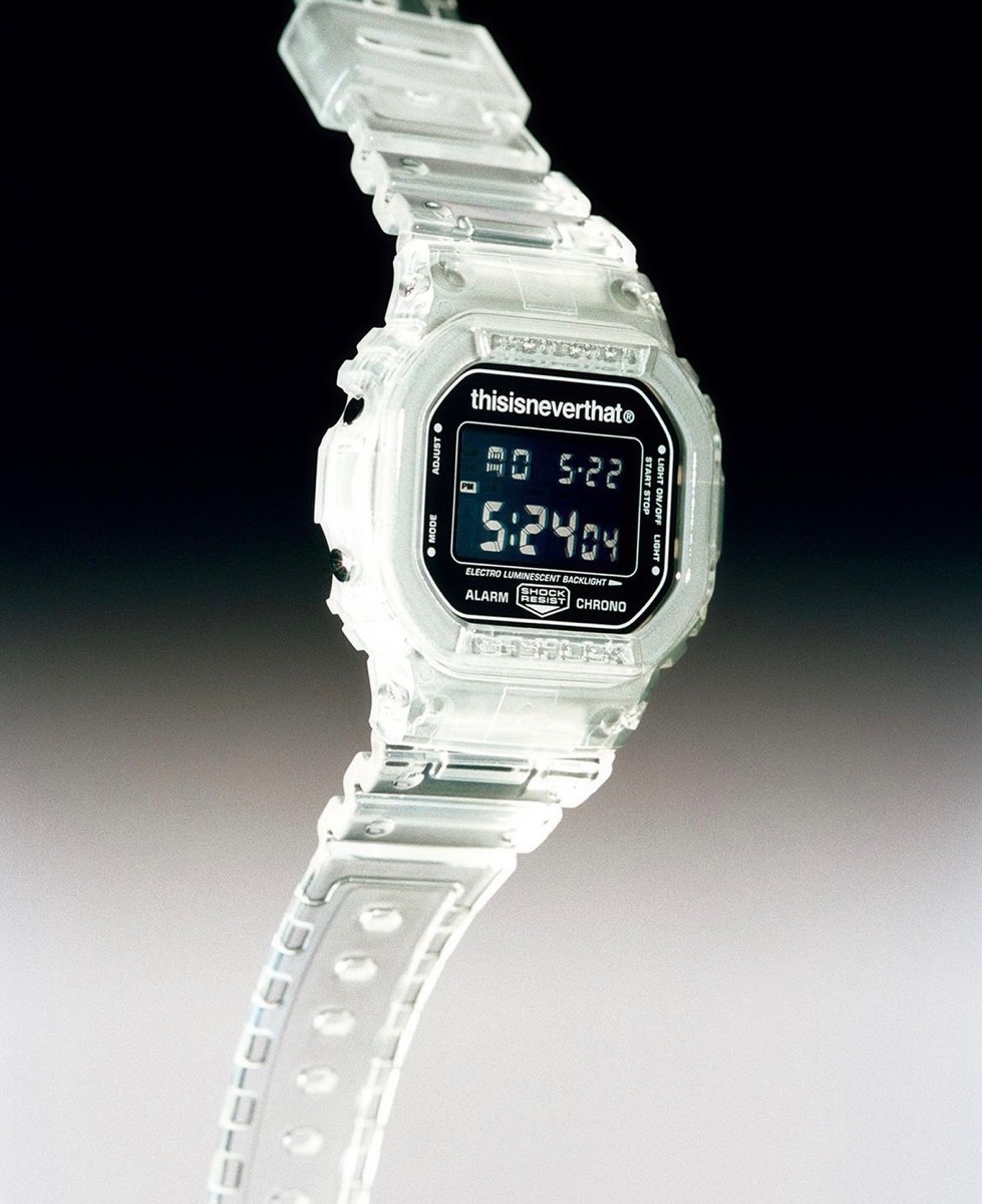 thisisneverthat®︎ × G-SHOCK 新作コラボウォッチ『DW-5600』が海外6