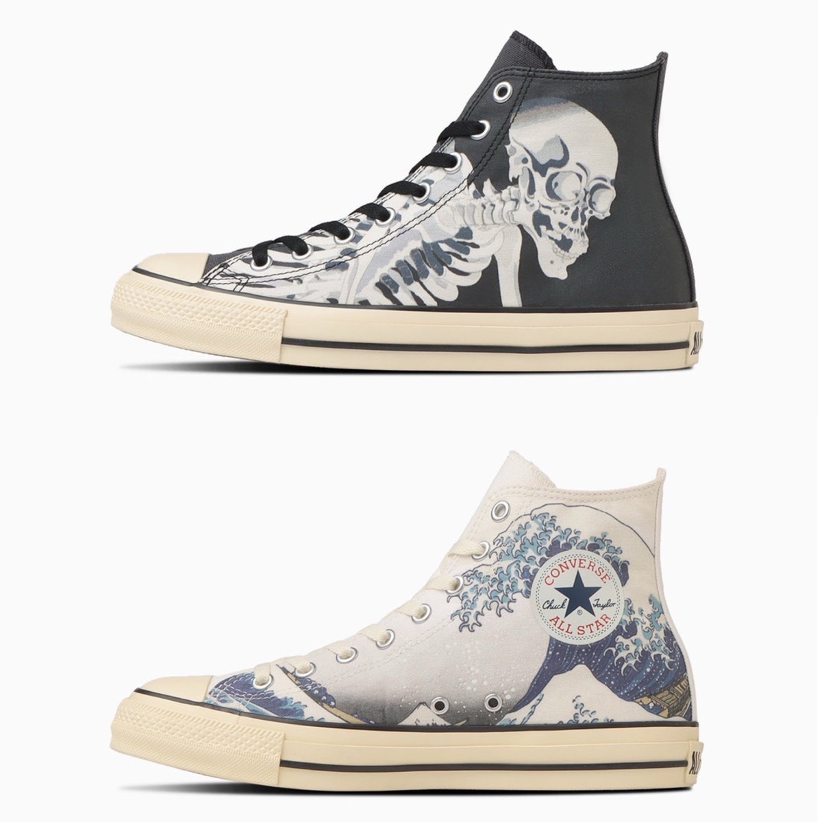 浮世絵を落とし込んだ CONVERSE ALL STARⓇ UKIYOEPRINT HIが国内11月7