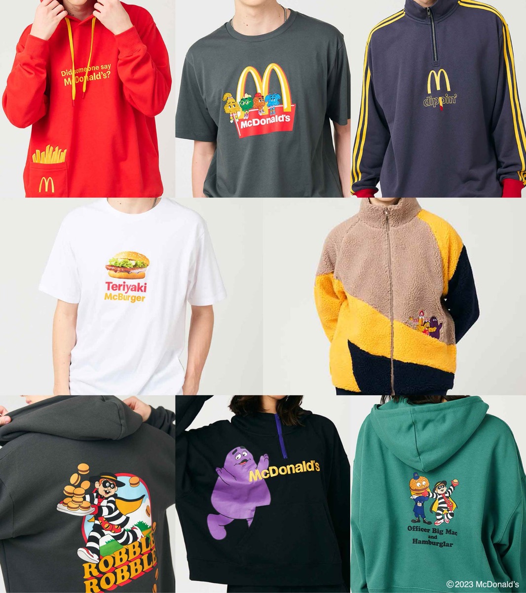 McDonald × graniph コラボコレクションが国内10月31日より一般発売