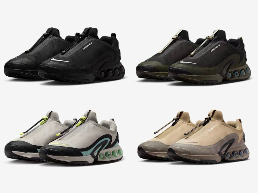 防水ジップシュラウドを搭載した Nike Air Max Dn Roam 全4色が国内10
