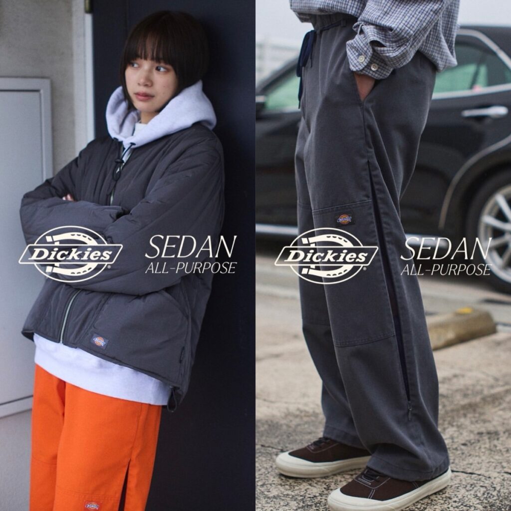 Dickies x SEDAN ALL-PURPOSE 24FW 別注コレクションが国内9月28日より