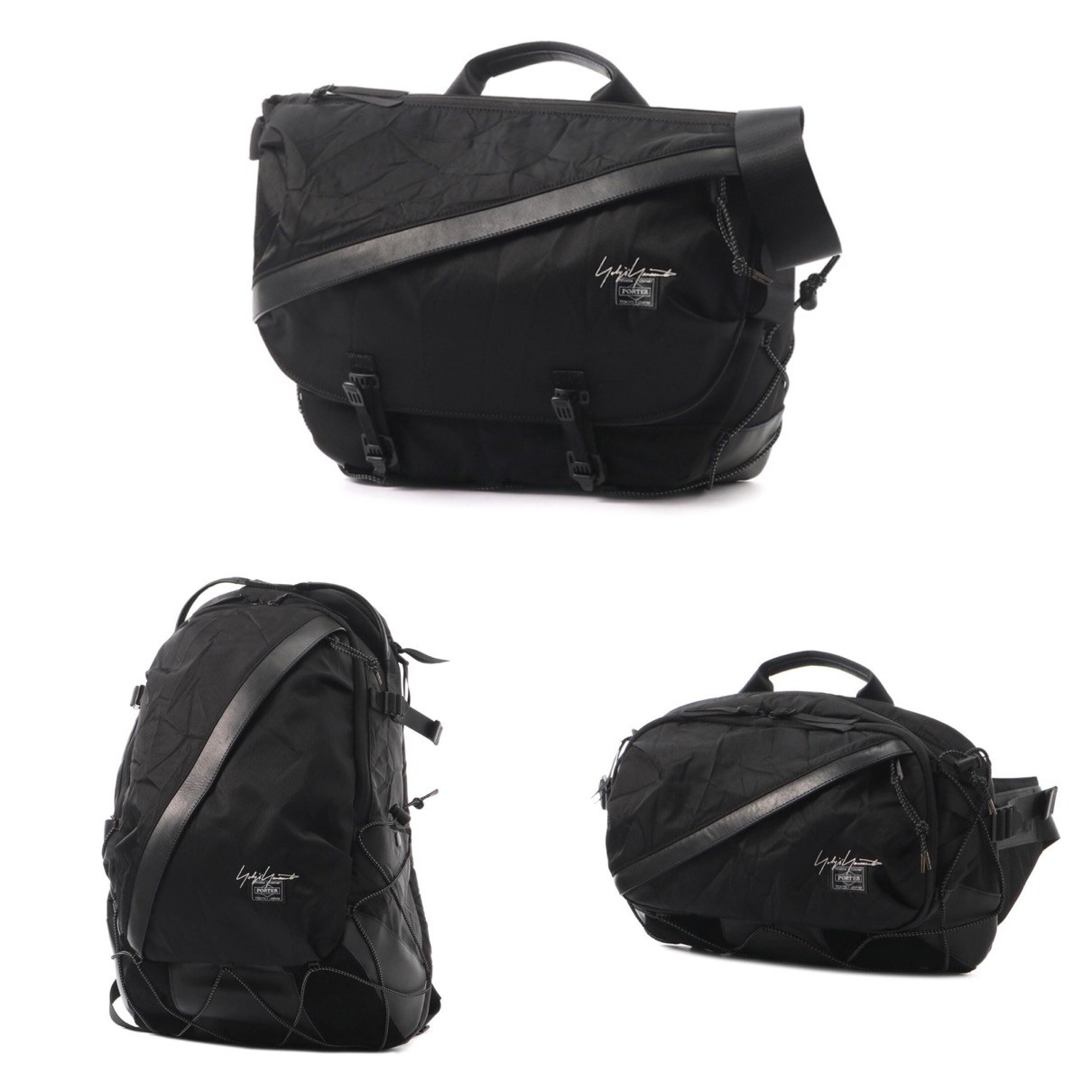 Yohji Yamamoto × PORTER】第2弾コラボコレクションが国内7月1日に発売