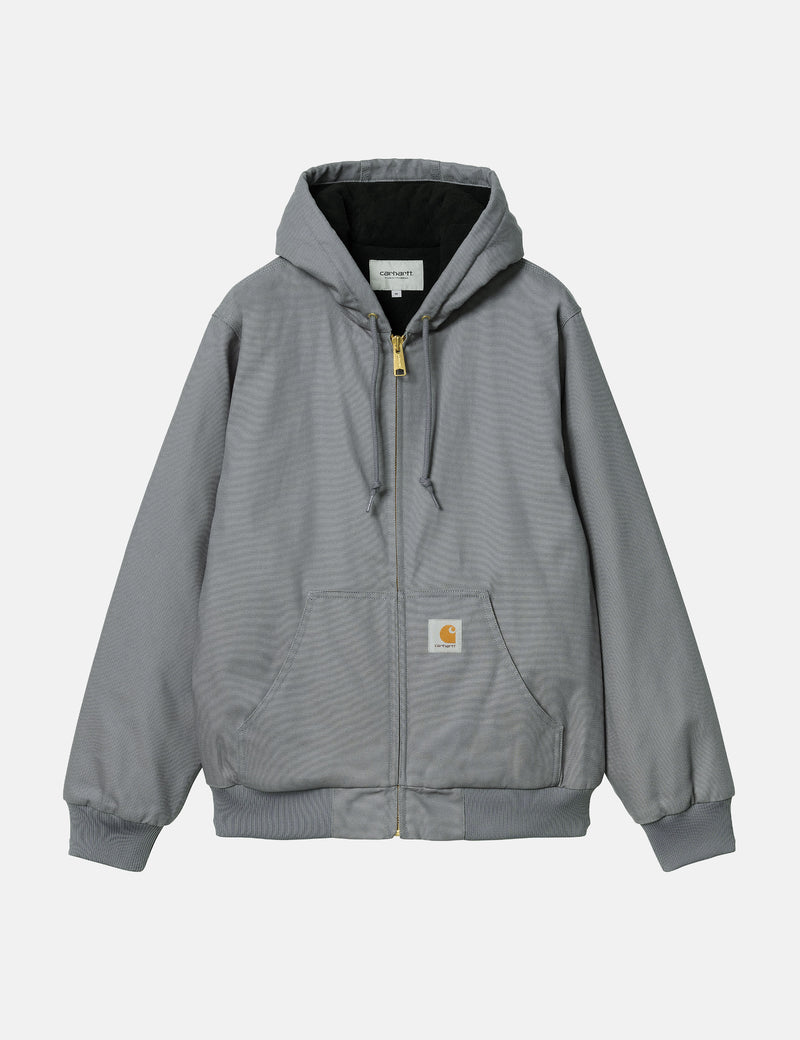 Carhartt WIP Active Jacket (Quilted Fleece Lined) - Dove Grey | UE