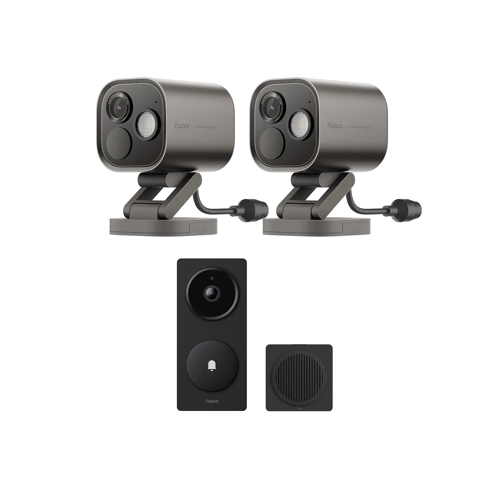 Aqara Pro Surveillance Kit: G410 Video Doorbell & 2x G5 Pro Pan