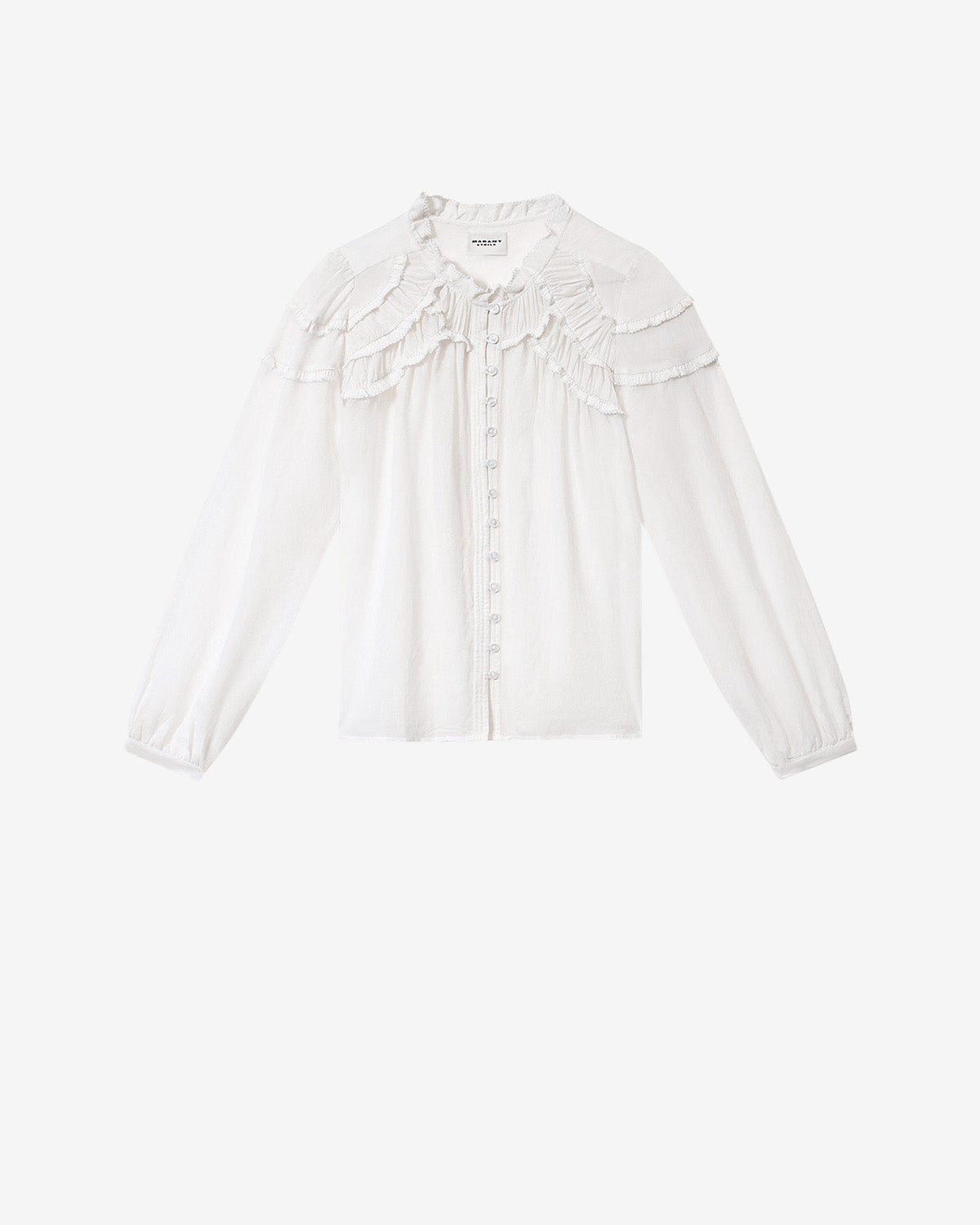 CHRISTA TOP Woman white | ISABEL MARANT Official online store