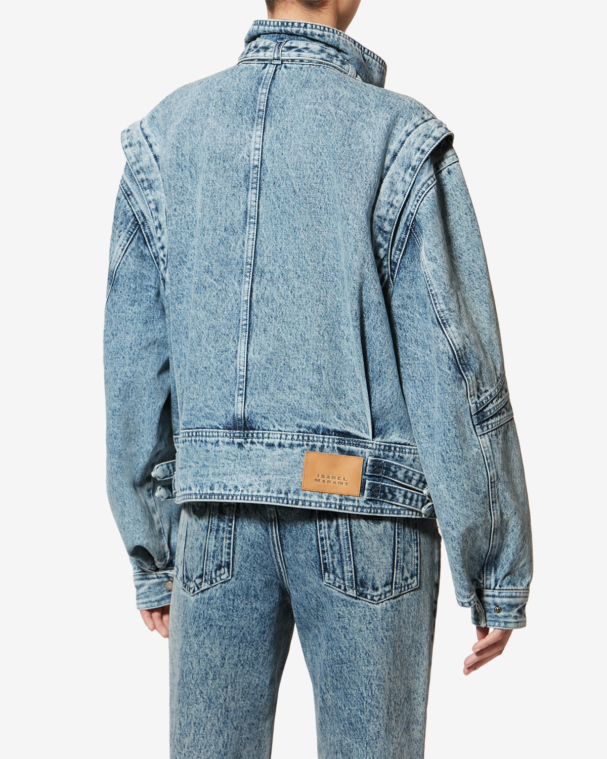 JOSELINE JACKET Woman light blue | ISABEL MARANT Official online store