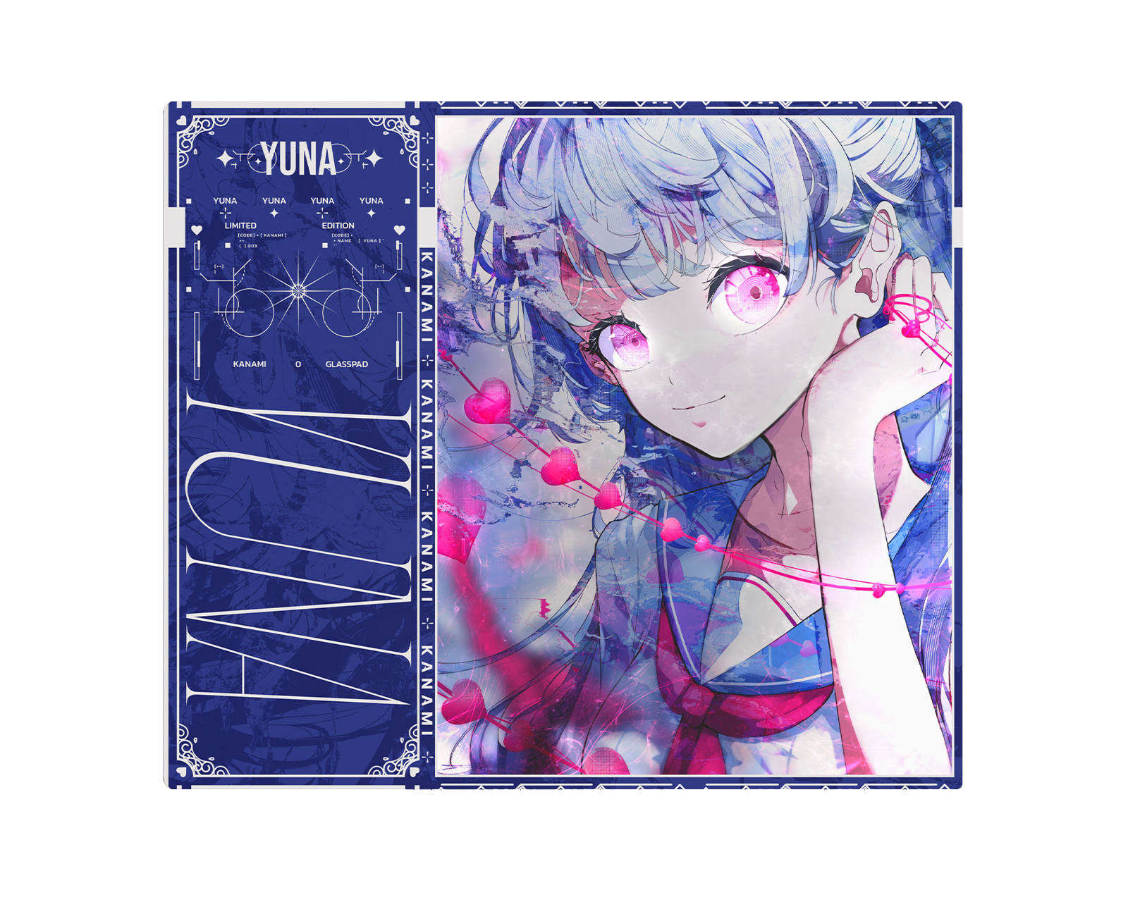 Kanami Yuna Glass Mousepad - Limited Edition - us.MaxGaming.com