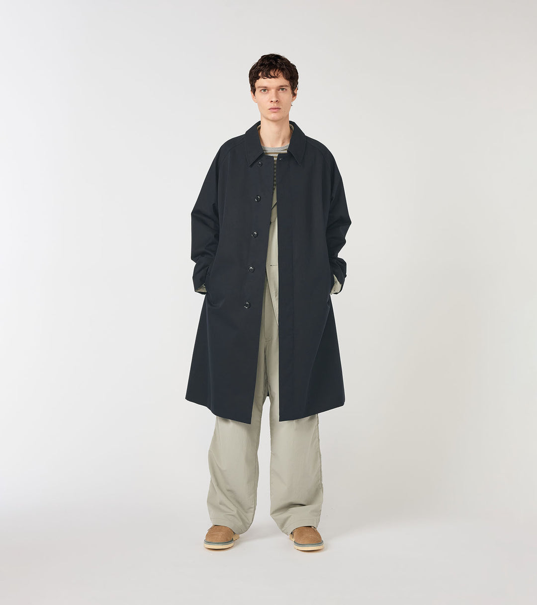 2L Cotton GORE-TEX Balmacaan Coat – nanamica NEW YORK