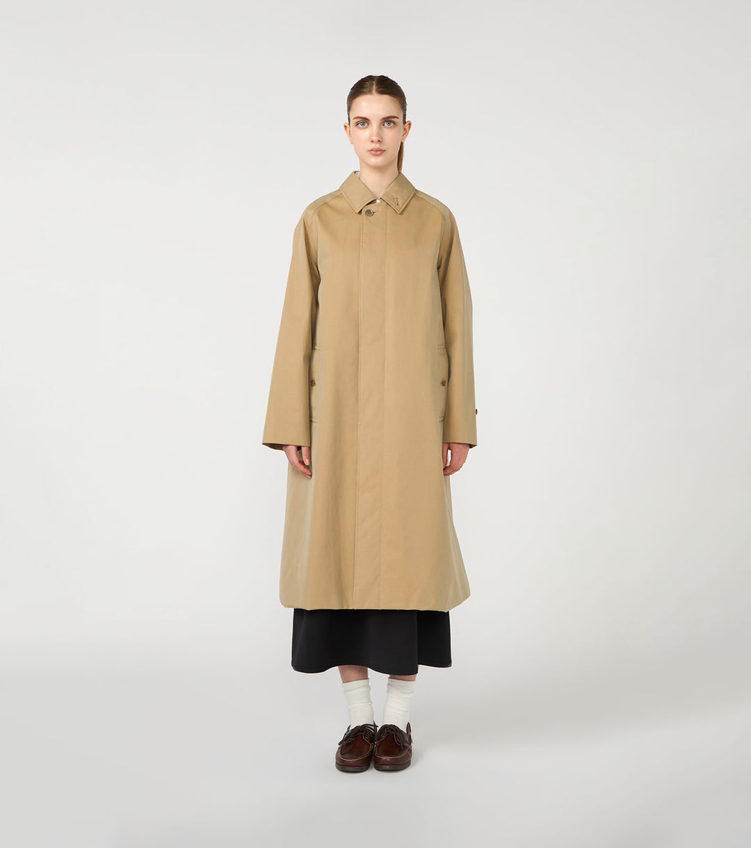 2L Cotton GORE-TEX Balmacaan Coat – nanamica NEW YORK