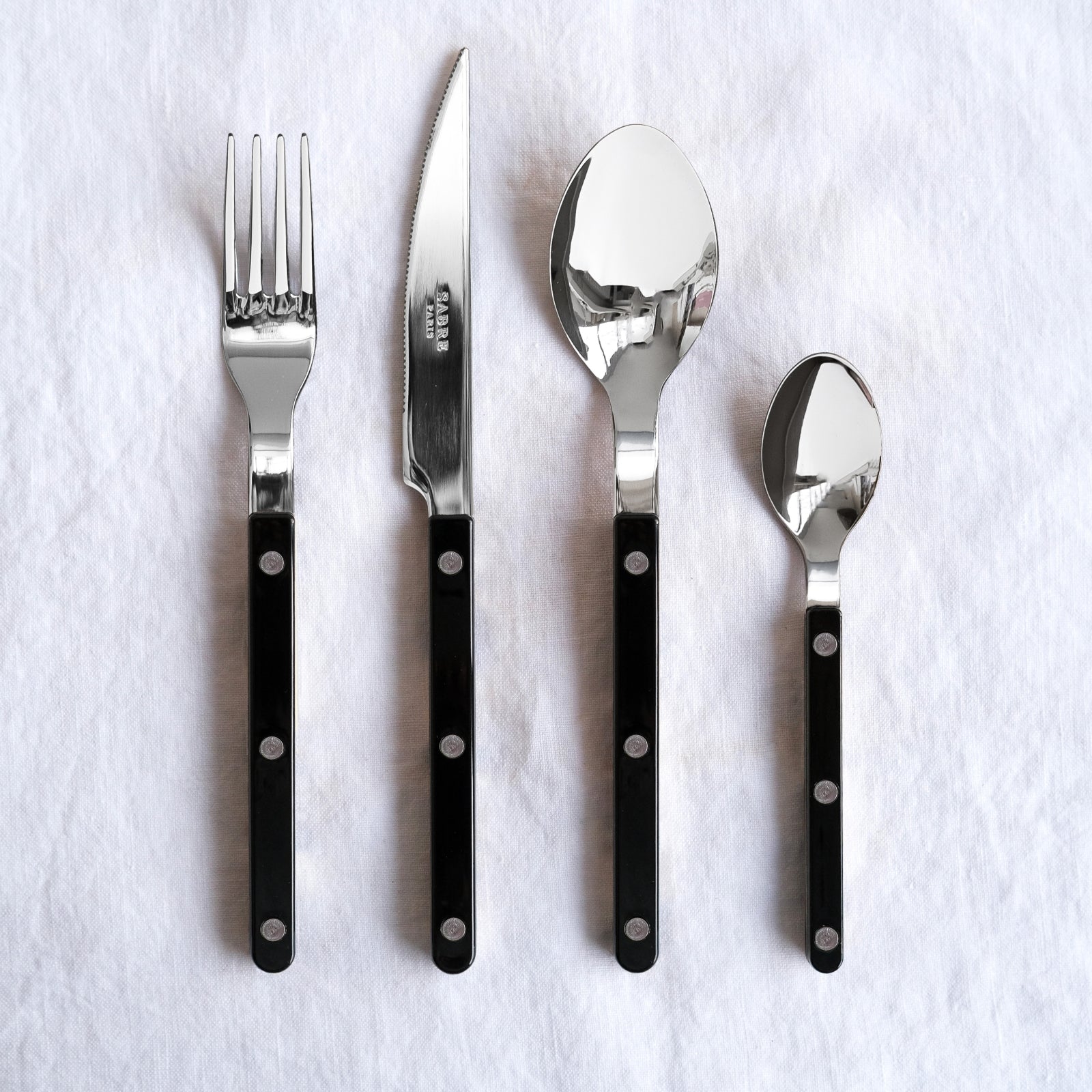 Bistrot Solid, Black - 5 pieces cutlery set - Sabre US