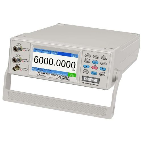 周波数カウンターFC-6000SD 6.0GHz、TCXO、SDカード・データロガー