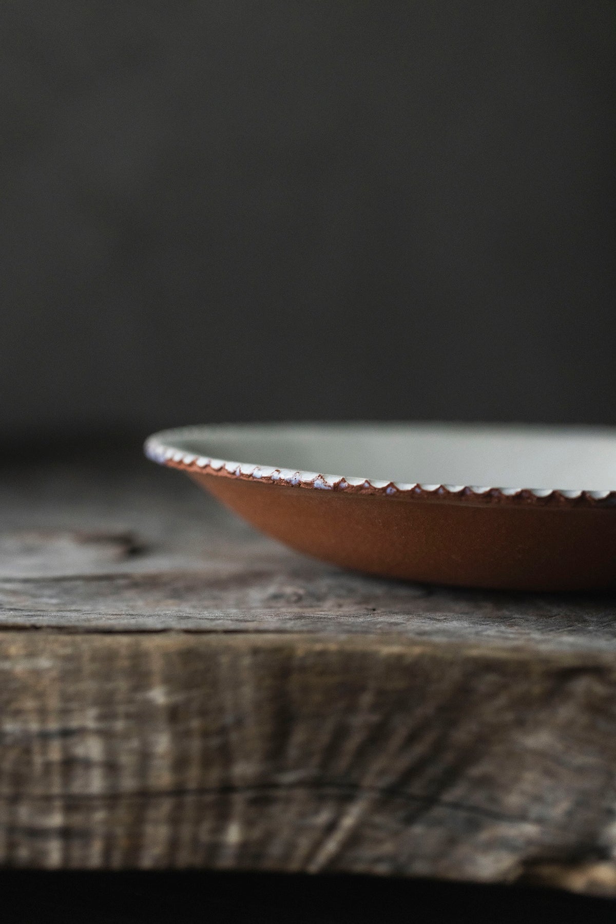 山田洋次 軟陶ホワイト 丸皿 中 Y2-1