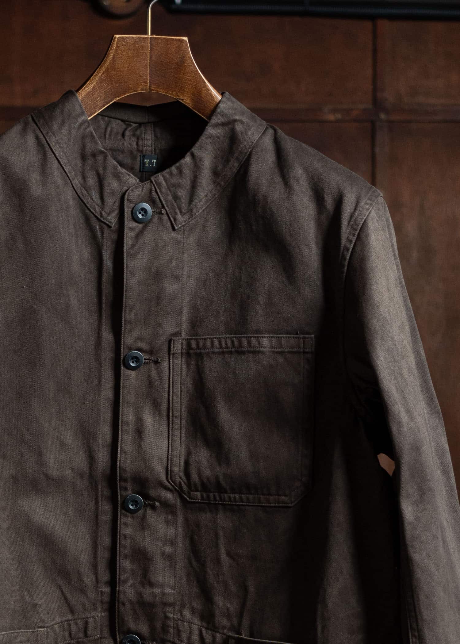 Taiga Takahashi Railoroad Jacket Mud Dyed Brown Lot.315 – VISION