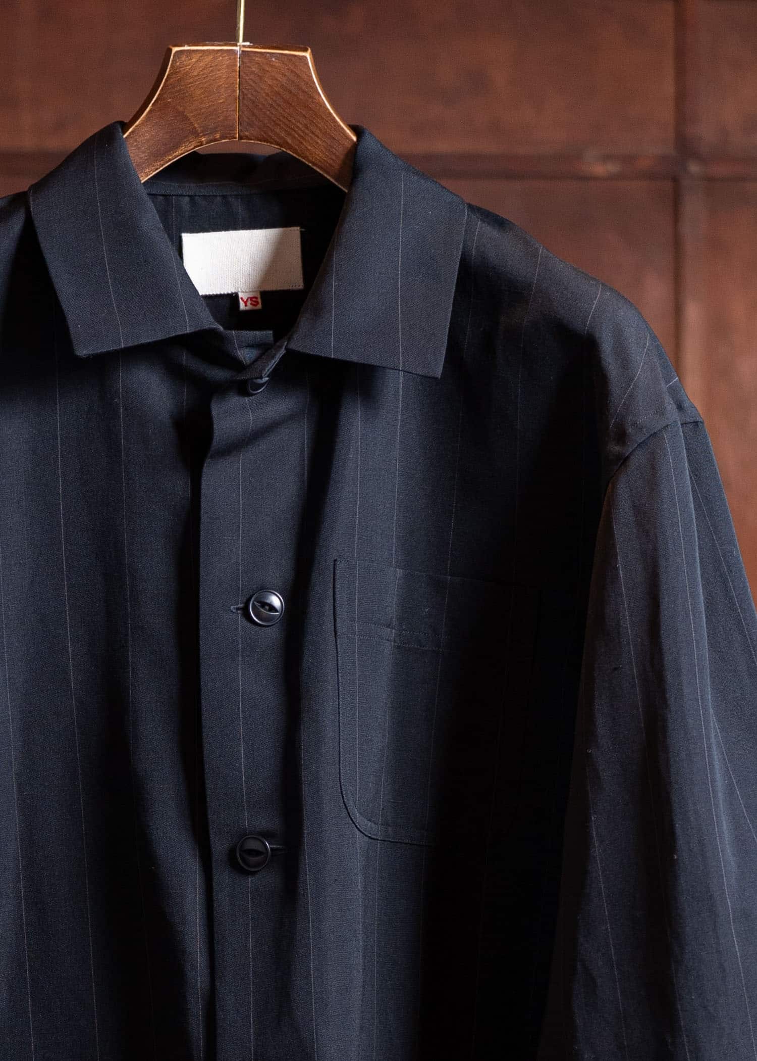 YOKO SAKAMOTO Work ShirtYS-25SS-40-BLACK – VISION OF FASHION