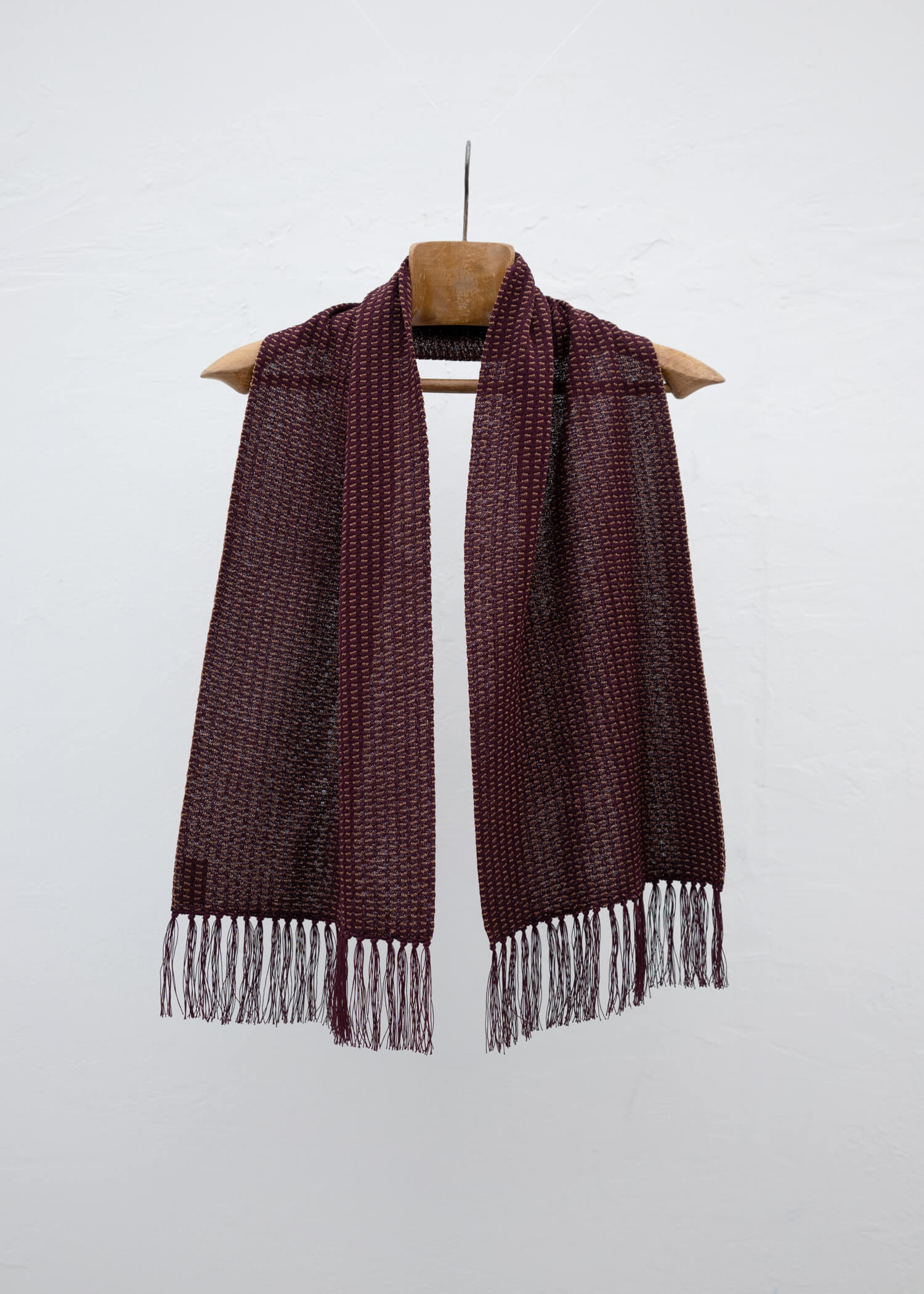 Taiga Takahashi LOT.015 STOLE BORDEAUX – VISION OF FASHION