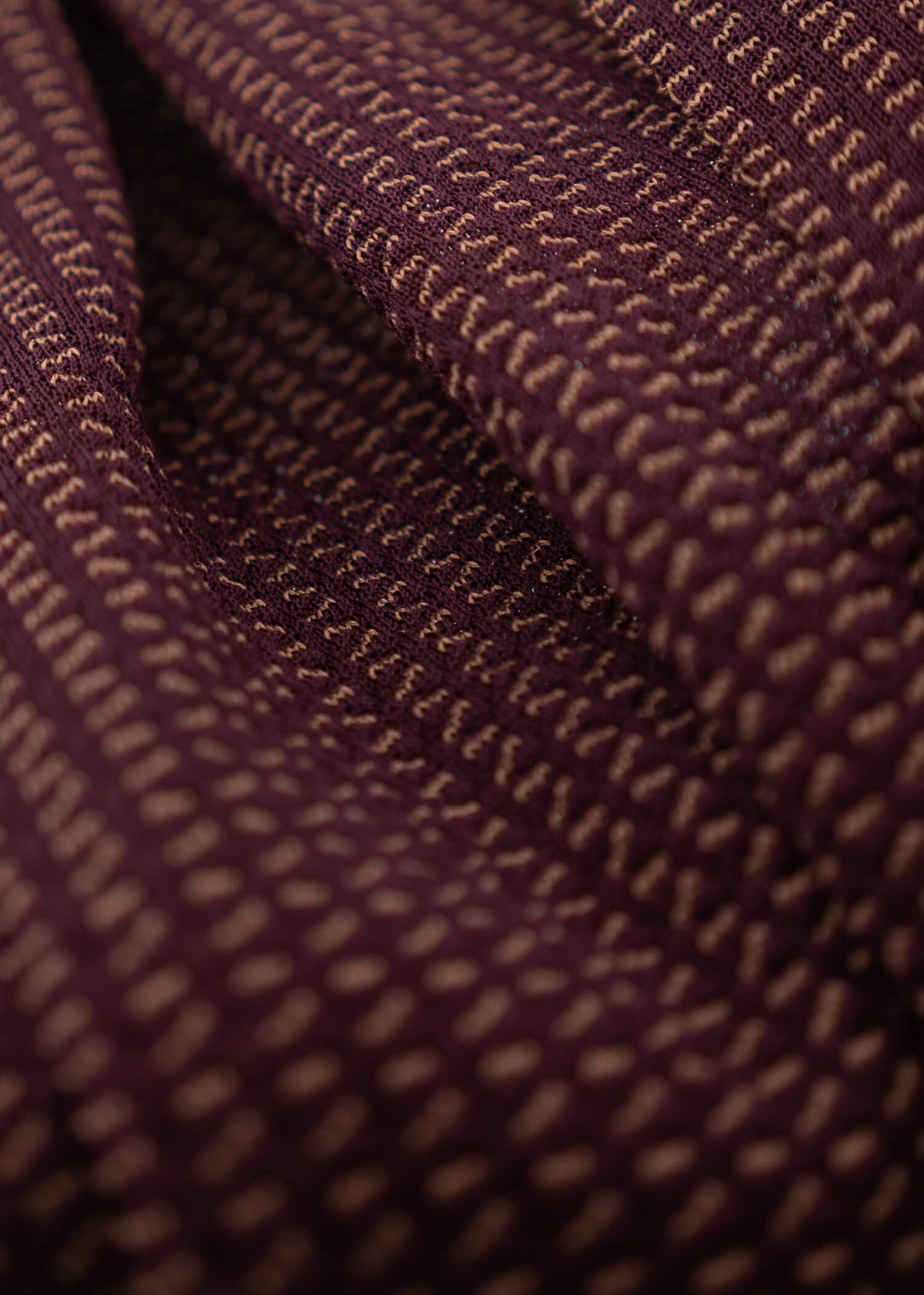 Taiga Takahashi LOT.015 STOLE BORDEAUX – VISION OF FASHION