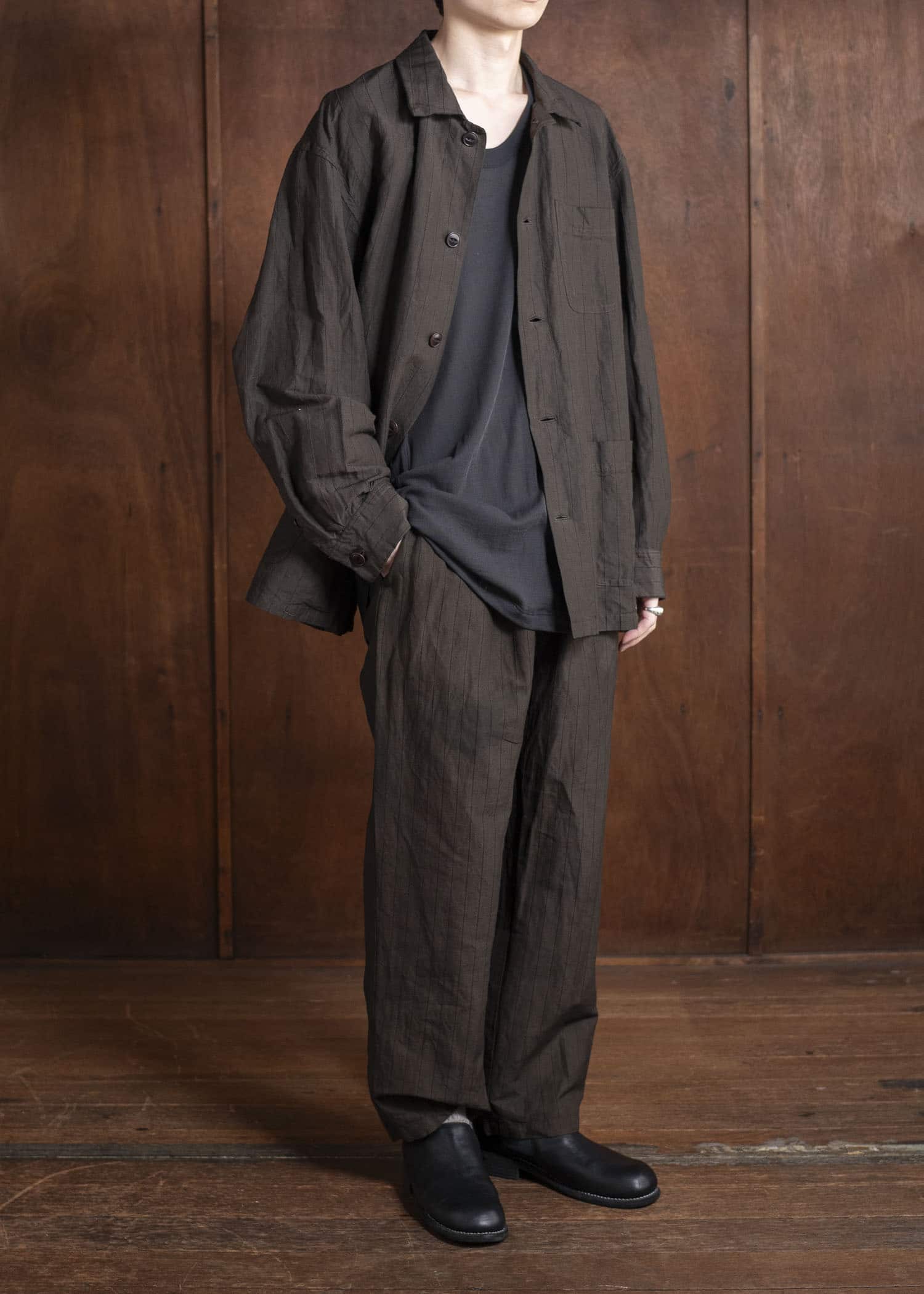YOKO SAKAMOTO Work ShirtYS-25SS-54-KAKISHIBU – VISION OF FASHION