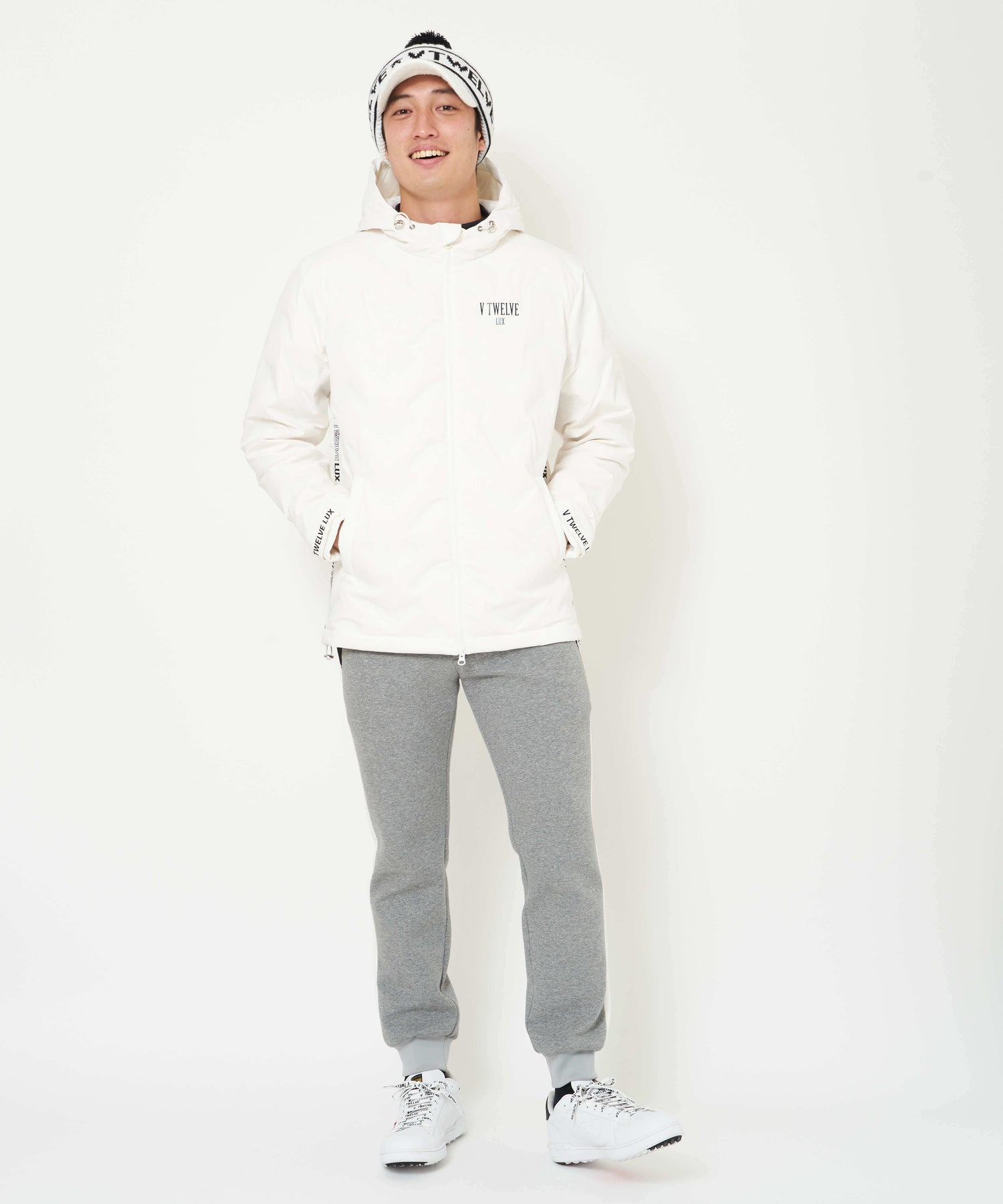 V12 ゴルフ メンズ ダウンジャケット LX SIDE TAPE DOWN JKT | 【公式