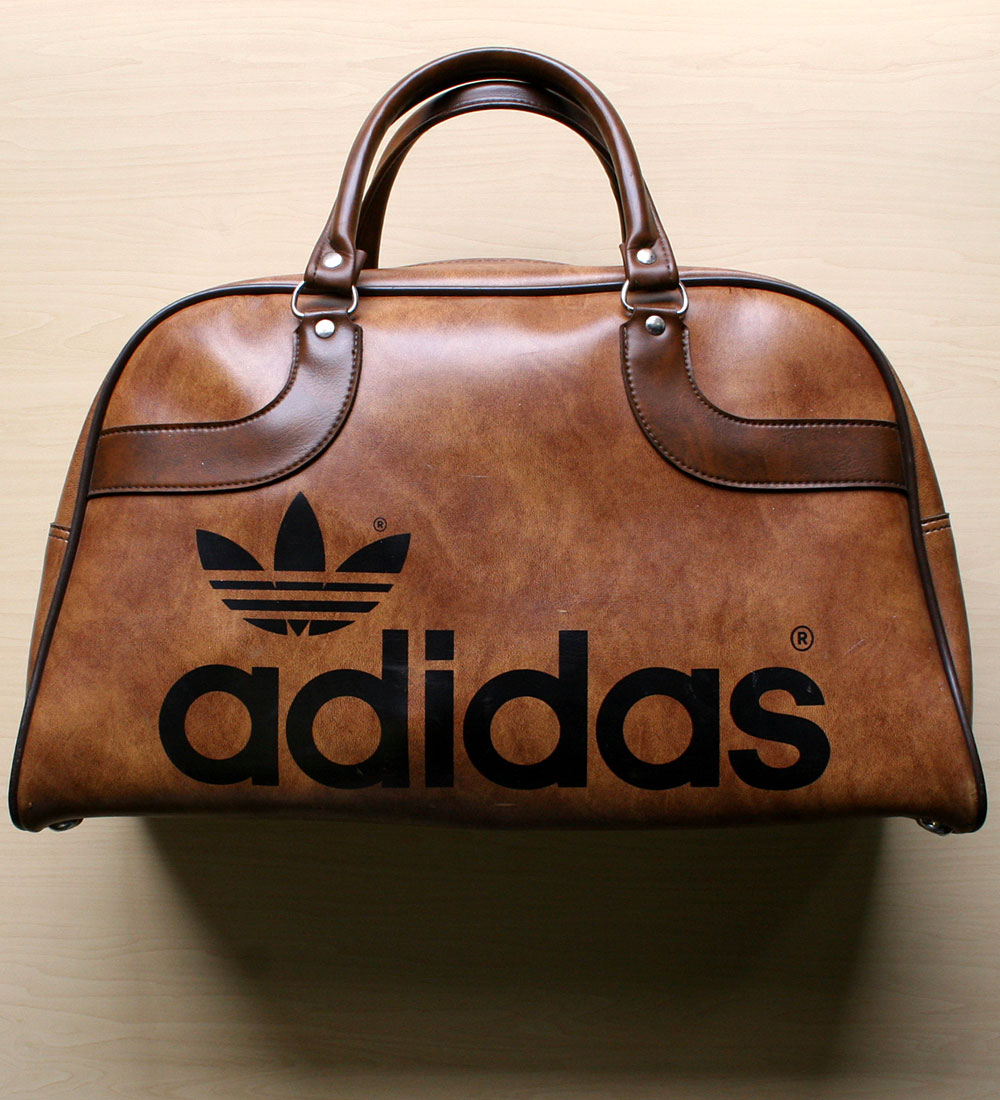 adidas90's ボストンバッグ ブラウン 茶色 ヴィンテージ 90年代