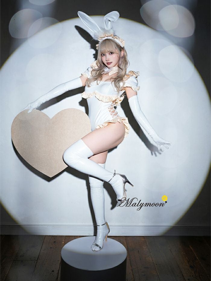 5点セット】Malymoon マリーンムーン フレンチメイドバニー ホワイト