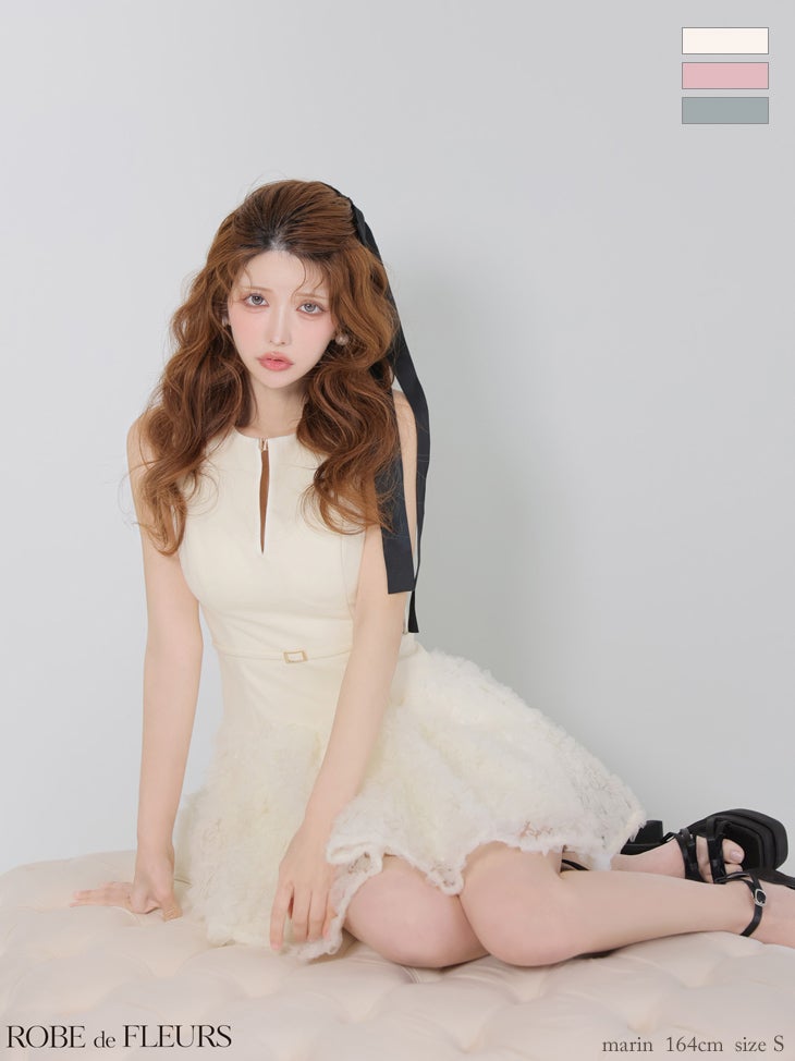 4月下旬頃入荷予定】DEA. ディア バイ ローブドフルール レース