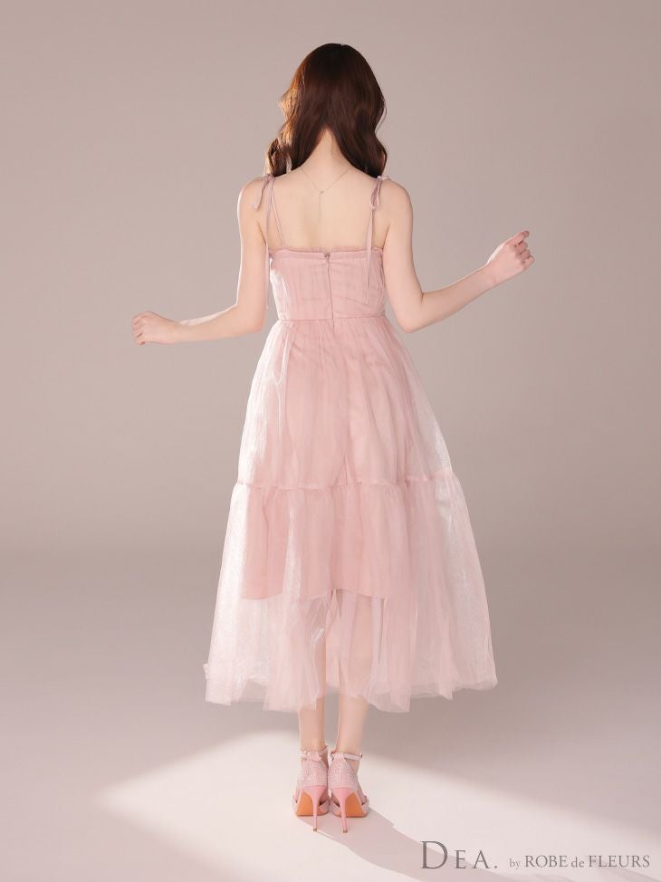 DEA. ディア バイ ローブドフルール ショルダーリボンフレアチュール