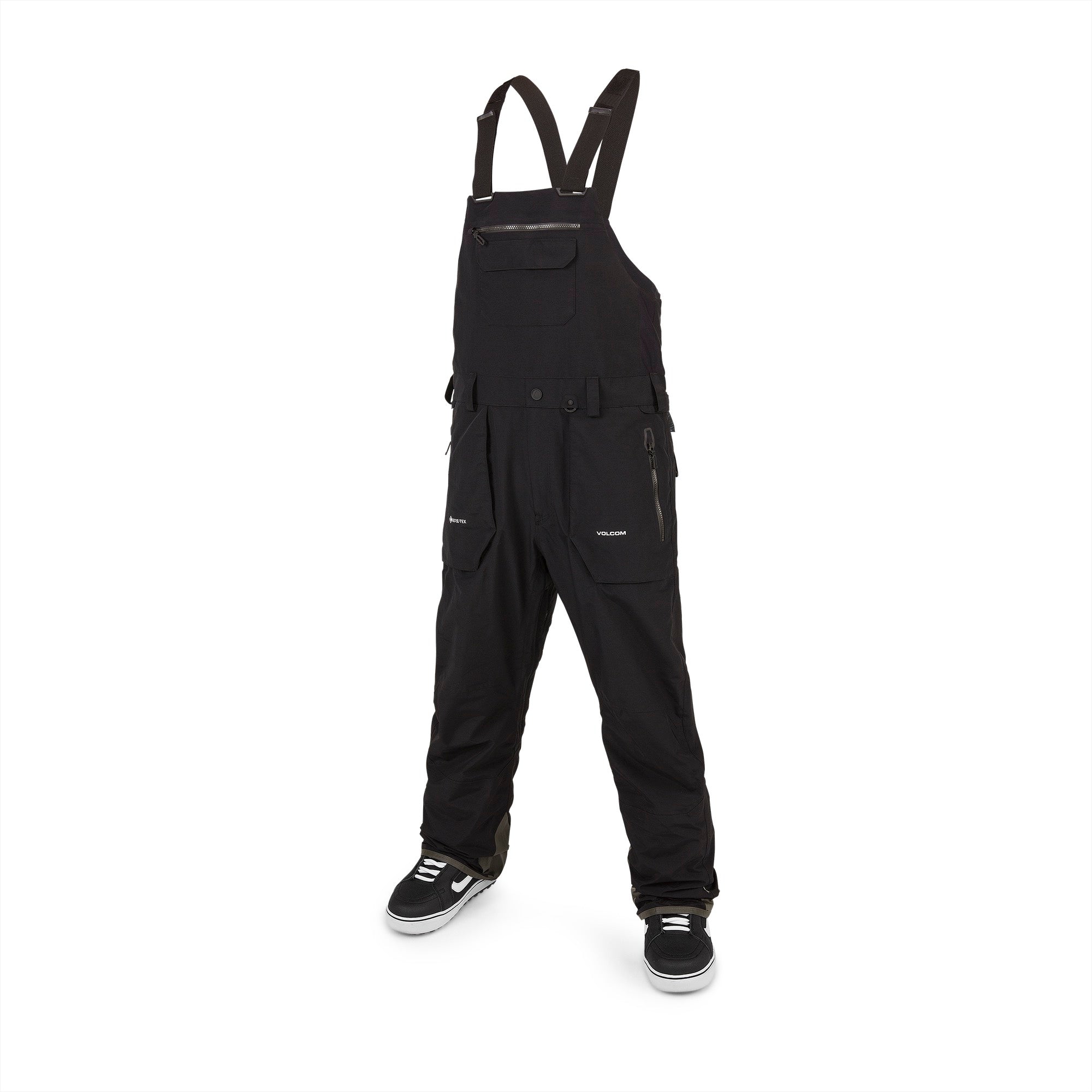 Rain Gore-Tex Bib Overall, Black — Val Surf
